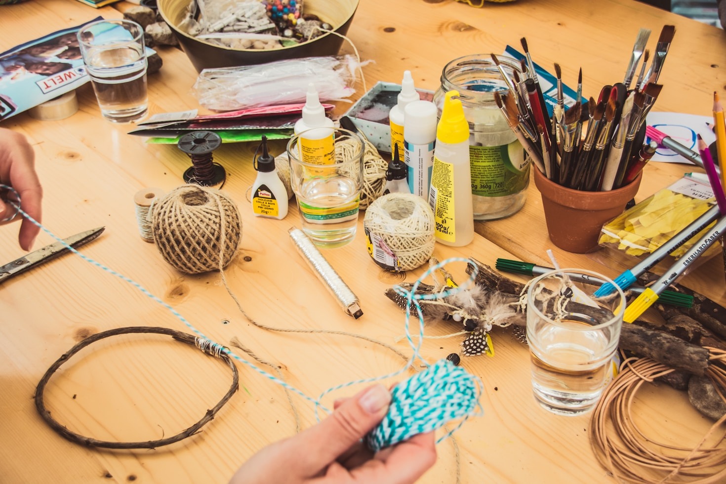 Ein Blick in unser kreatives Atelier